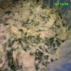 Justine’s Artichoke Chicken Spinach Dip