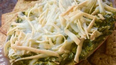 Vegan Spinach Dip with Artichokes