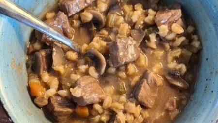 Beef Mushroom Barley Soup