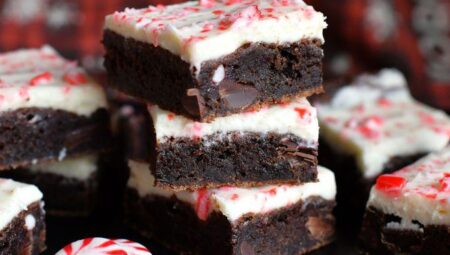 Peppermint Mocha Cookie Bars