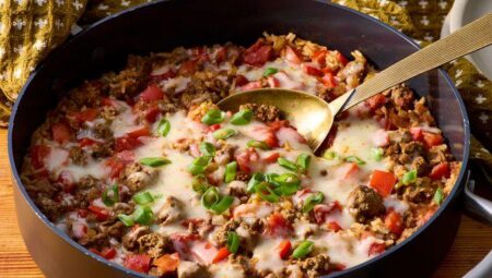 Ground Beef and Rice Skillet