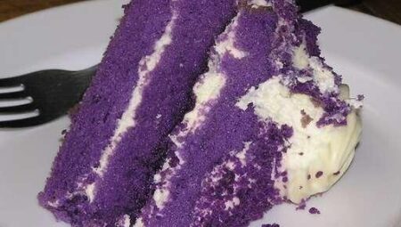 Ube-Macapuno Cake