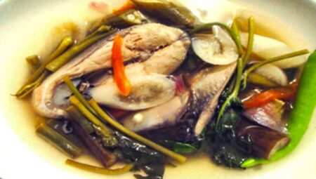 Sinigang na Bangus (Filipino Milkfish in Tamarind Broth)