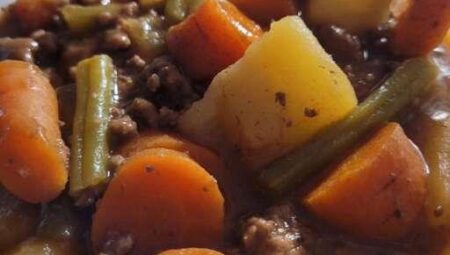 Ground Beef and Vegetable Stew