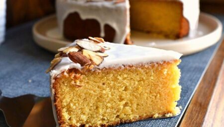 French Almond Rum Cake