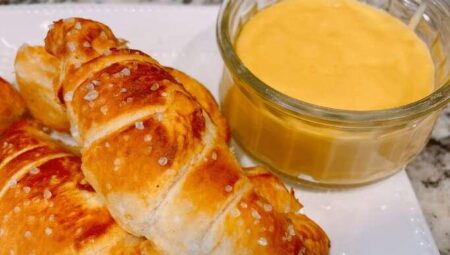 Air Fryer Pretzel Crescent Rolls