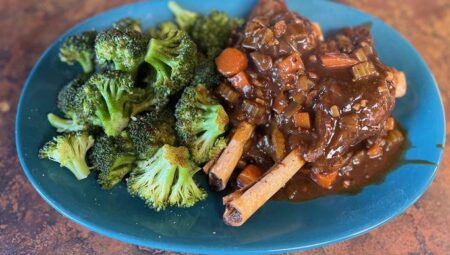 Stout-Braised Lamb Shanks