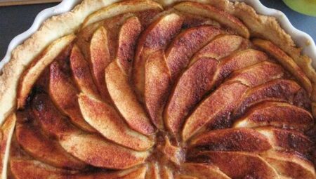 Tarte aux Pommes Normande (French Apple Tart)